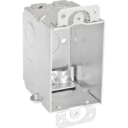 Southwire Electrical Box, 12.5 cu in, Switch Box Type, Steel, Rectangular Shape G601-R